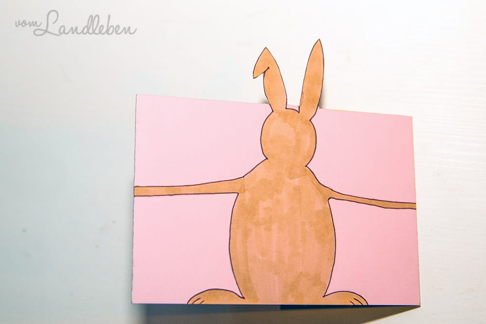 DIY: Osterkarte mit Hase