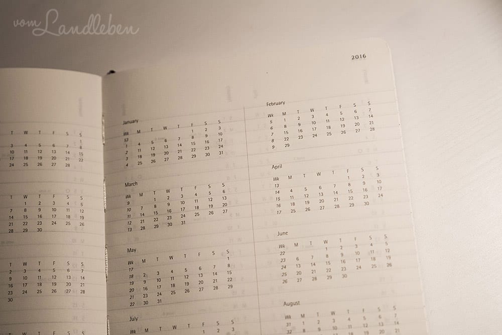 Kalender von Moleskine