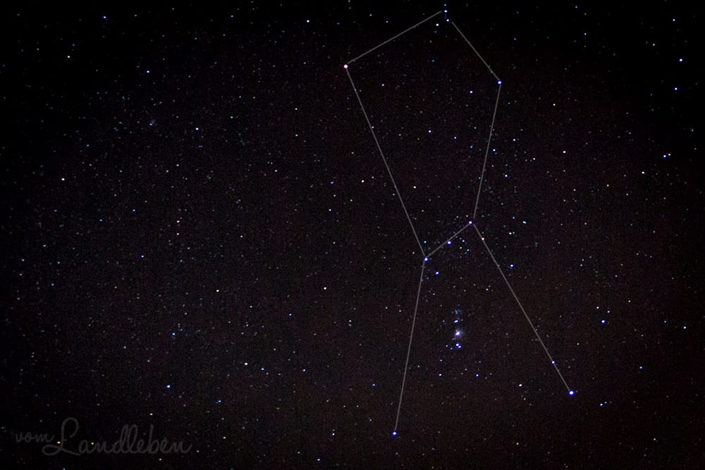 Sternenhimmel: Orion
