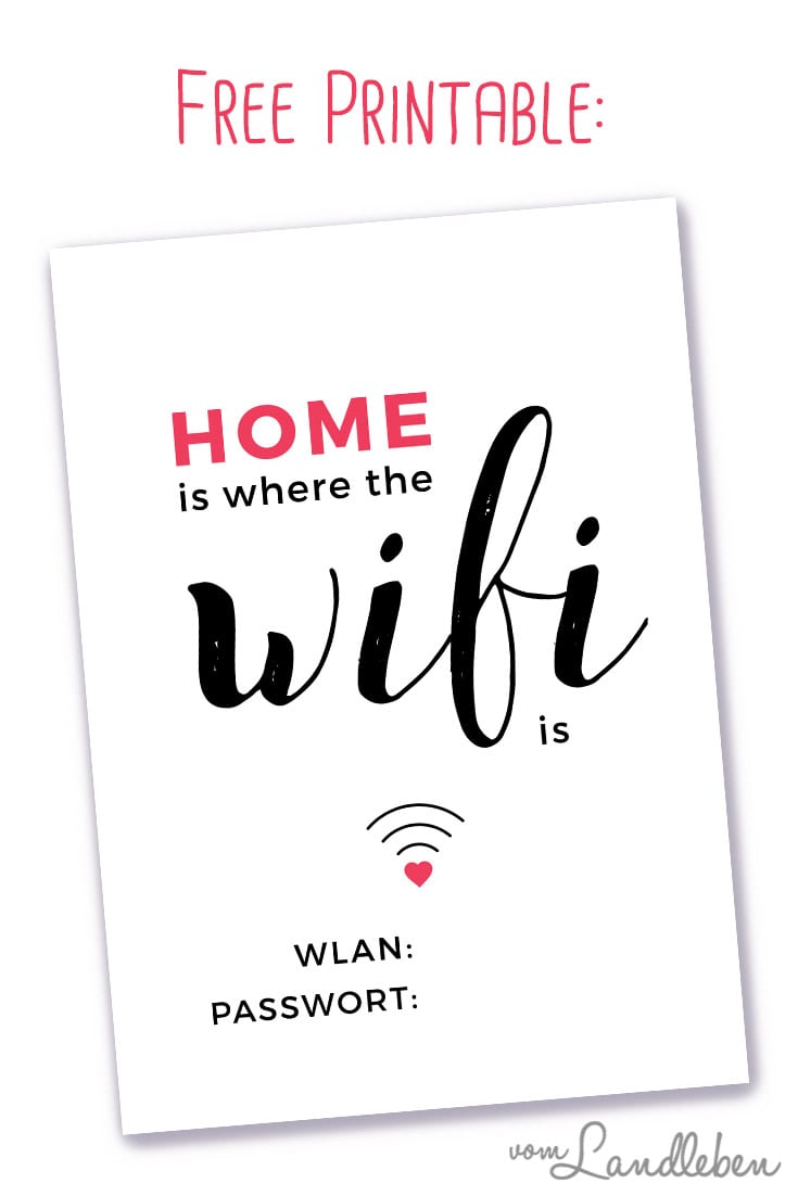 Printable: Homae is where the Wifi is
