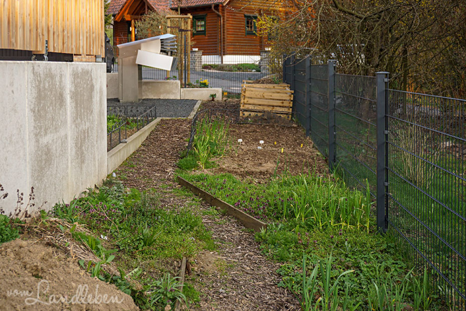 Gemüsegarten im März 2019