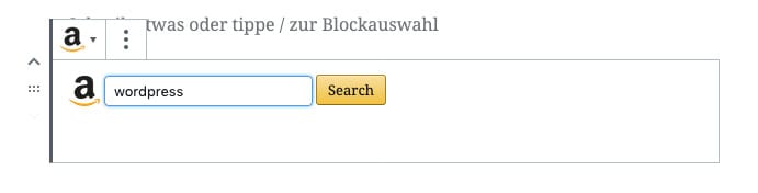 Amazon Associates Link Builder - Gutenberg-Block