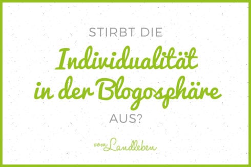 Stirbt die Individualität in der Blogosphäre aus?
