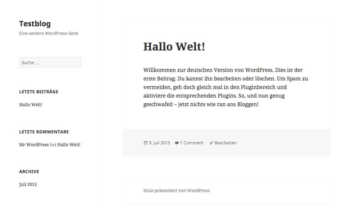 Child-Theme in WordPress anpassen