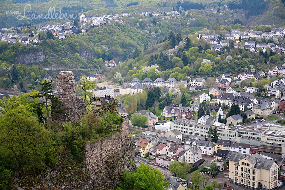 Blick auf Burg Bosselstein