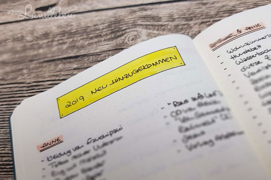 Dankbarkeit im Bullet Journal