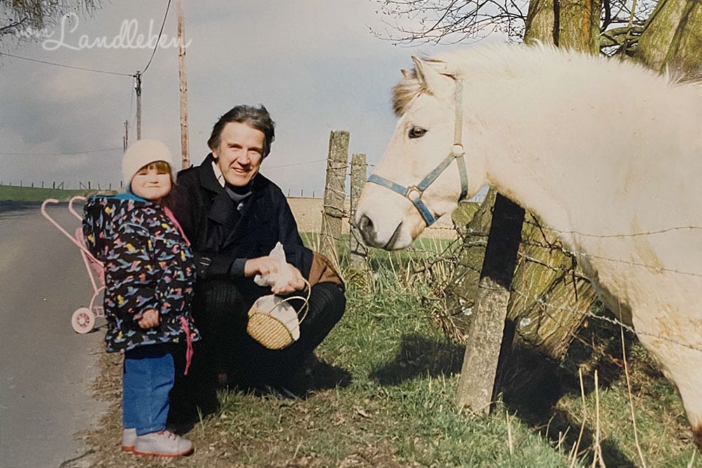 Pferde in der Kindheit - April 1989