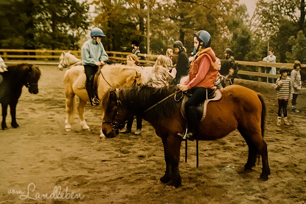 Pferde in der Kindheit - September 1996